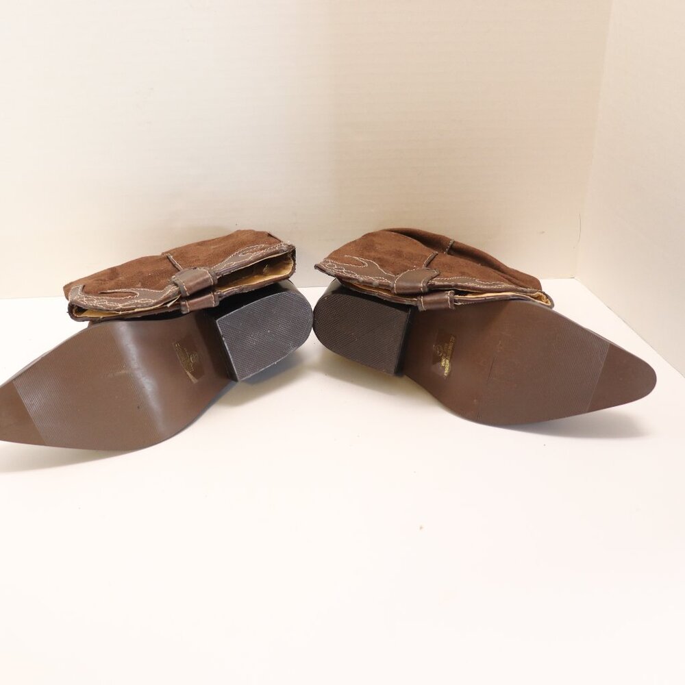 Soda Women's Western Slouchy Boots Size 7.5 with some cracking on the inside - Picture 5 of 11